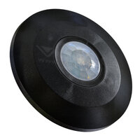 PIR Ceiling Sensor Black Max 1000w