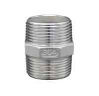 1/8" BSPT 150LB Hexagon Nipple 316 ISO 4144