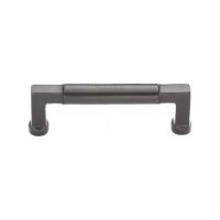 C0312 101-MB - Heritage Brass Cabinet Pull Bauhaus Design 101MM CTC Matt Bronze Finish