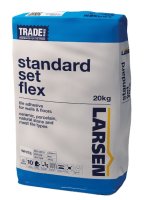Standard Set Flexible Tile Adhesive White 20Kg Larsen