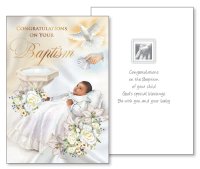 Card - On Your Baptism - Open  (22653)