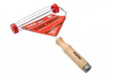 Screw Fit Wooden Handle Roller Cage Frame 9x1 3/4in Screw