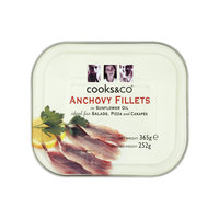 Tin Anchovies (Oil)-Cooks & Co-(365gr)