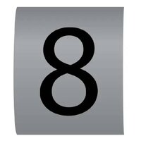 Number 8 Grey Easi-Mark Cable Marker 2.5mm Size B