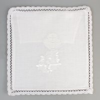Linen Pall with Embroidered Chalice (88786)