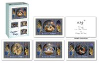 Christmas Wishes Box/18 Cards/4 Designs   (92785)