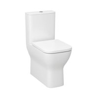 Tucker French Maidstone Comfort Height Short Projection Rimless Closed Back Close Coupled WC Suite with Soft Close Seat