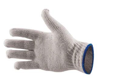 RS PRO Mixed Fibre Gloves - White 