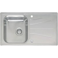 Reginox Diplomat Inset Stainless Steel Kitchen Sink - Single Bowl with Waste Included