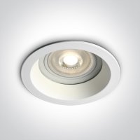 ONE Light White GU10 IP65 Dark Light Downlight | LV1202.0446