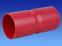 Red ESB Ducting Coupler 125mm (5inch)