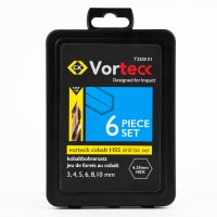 VORTECK COBALT HSS DRILL BIT SET