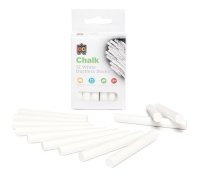 White dustless Chalk - 12 piece