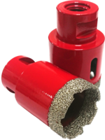 Vacuum Brazed 65mm Tile Drill Dry M14