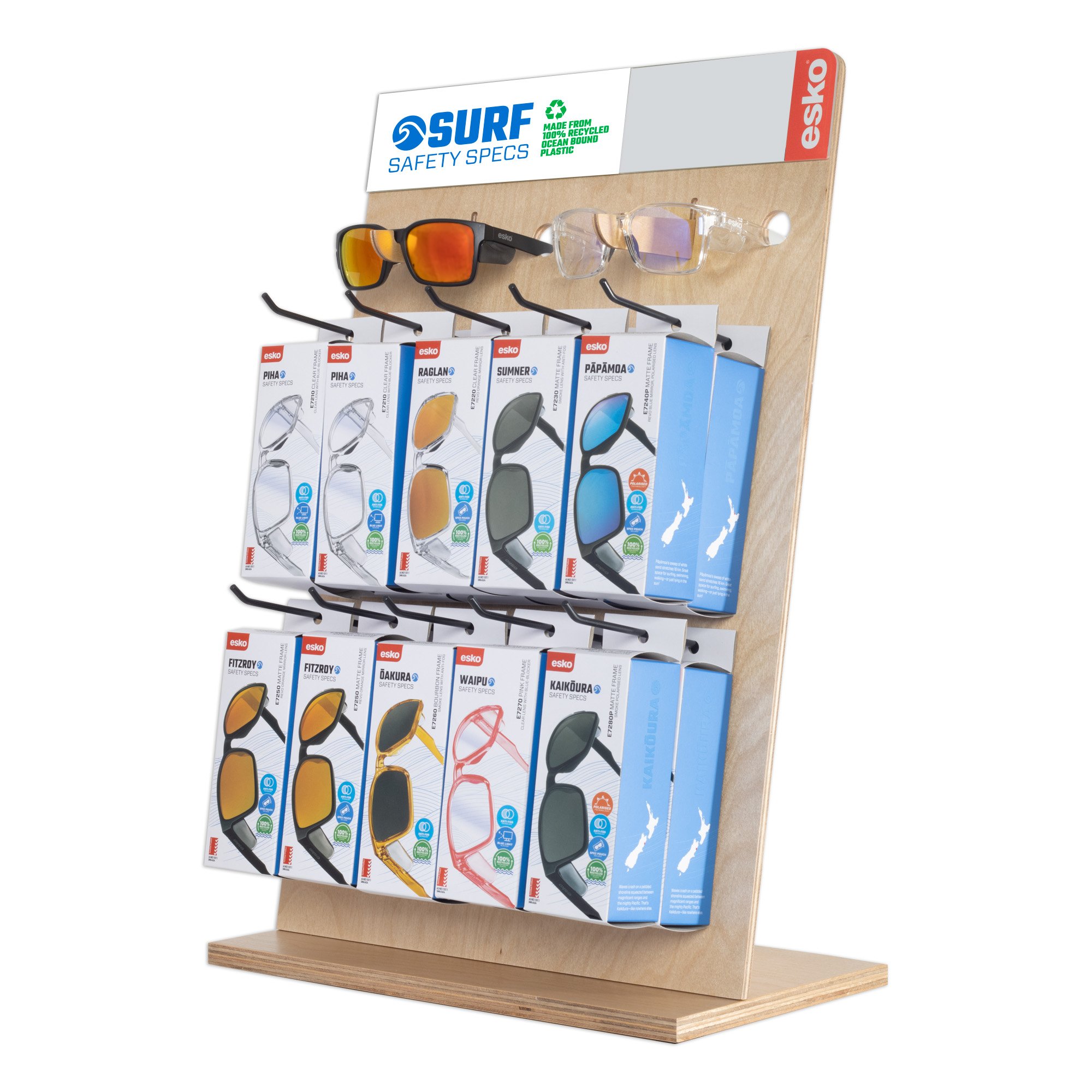 Eyewear Display Stand for SURF Series Safety