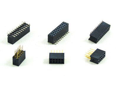 100 position PCB Socket 1.27mm pitch Through Hole 4.3mm high