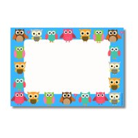 R&R Name Tags - Owls (24pk)