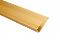 Floor Trim Squaredge Brass 8mm x 2.7 Metre (9ft) M85