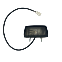 BULB NUMBER PLATE LIGHT 400MM CABLE PRE WIRED MALE 2POL CONNECTOR