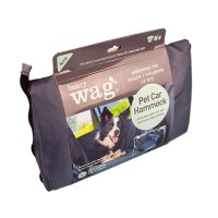 Henry Wag Pet Car Bench Hammock 145x130cm Grey & Black