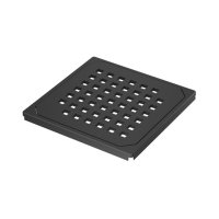 Abacus Elements Designer Shower Drain Cover Matt Black