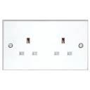 VIMARK 13AMP 2 GANG  FLUSH SOCKET.