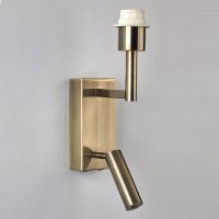 Searchlight Victoria Antique Brass Reader Light