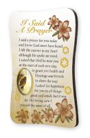 Wood Plaque/Fridge Magnet/Said A Prayer   (33737)
