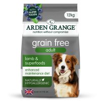 Arden Grange Adult Dog Grain Free Lamb & Superfoods 12kg