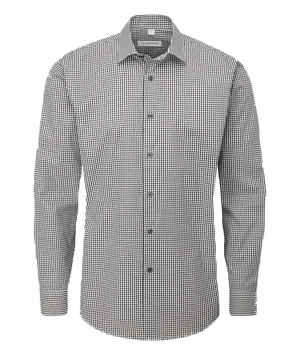 DISLEY BLACK AND WHITE GINGHAM L/S SHIRT