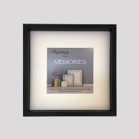 Memories Box Frame Black 34.5 x 34.5cm