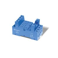96.04SMA Finder 96 Series 4P Blue Din Rail Socket