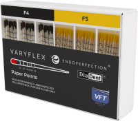 DiaDent Matching Gutta Percha For VaryFlex VFT Taper Variable Taper Rotary File System | DiaDent Dia-Pro T Gutta Percha