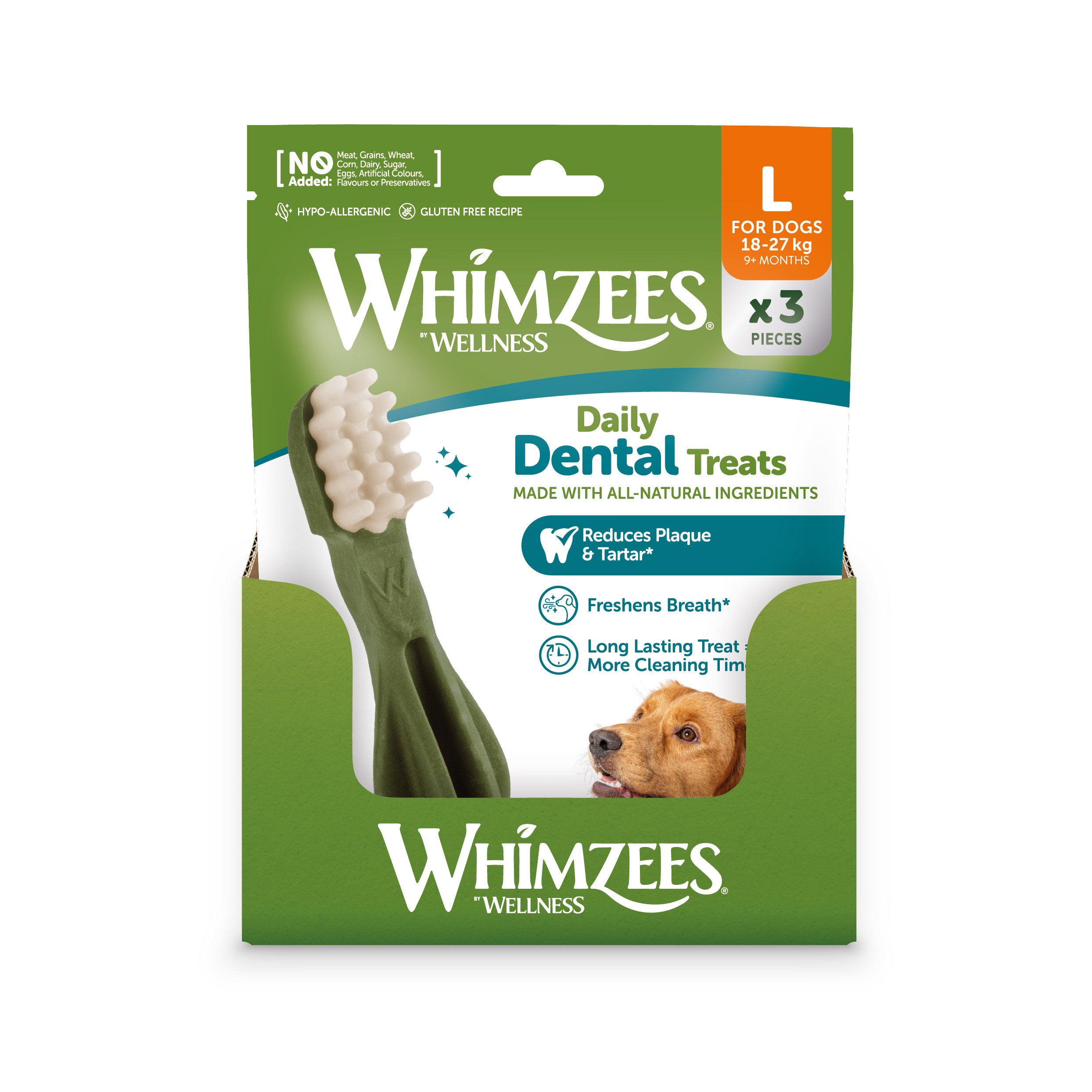 Whimzees WHZ2091EU Dog Trial Pack Toothbrush Large 5x3pcs
