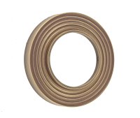 BUR53AB - Burlington AB Reeded Rose For Levers & T&R