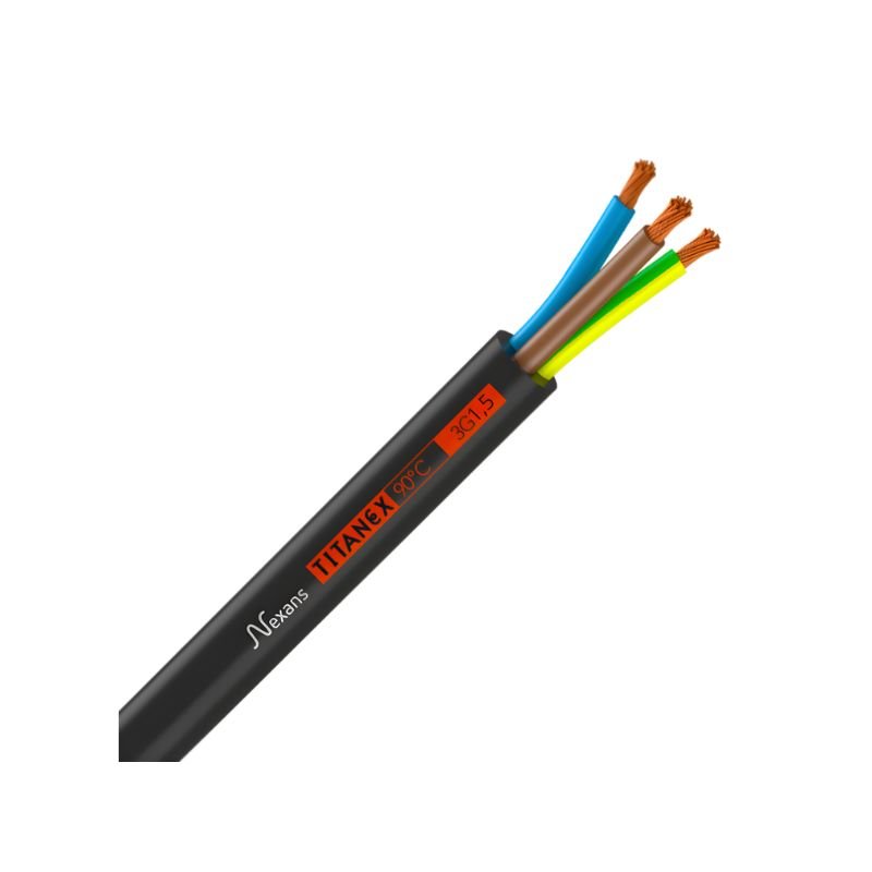 H07RN-F Rubber Cable - 3 Core 10mm2 / HO7RN-F-3C-10