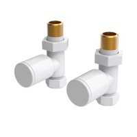 Tucker French Contemporary Radiator Valves Straight &frac12;" x 15mm INCNT003ST-ZWS