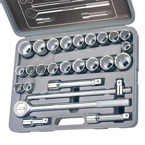 DRAPER Socket Set 3/4" Drive 26 Piece 89029 Howden Tools