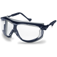 Uvex Skyguard NT Spectacles, Blue/Grey, Clear Lens