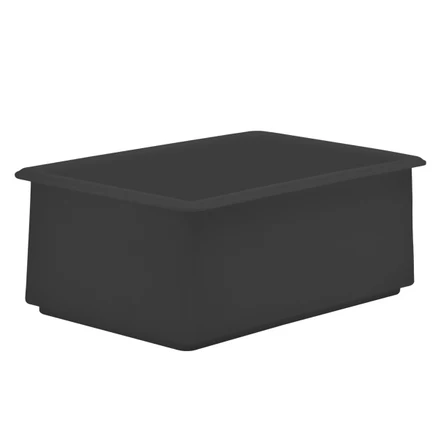 Hygienic Stacking Box - 615x415x245mm, Black
