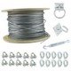 CATENARY WIRE KIT 4MM DIA AND ACCESSORIES 30 METRE