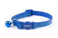 Ancol Gloss Reflective Cat Collar - Blue x 3