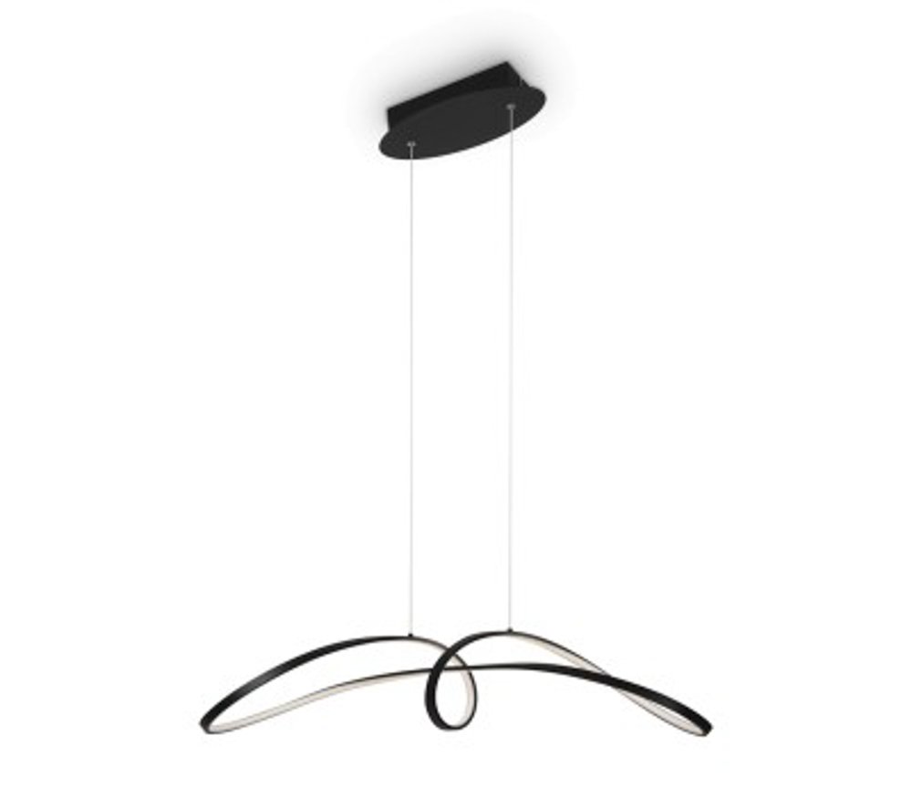 CURVE PENDANT LAMP BLACK LED