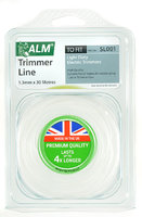ALM Round Trimmer Line (30m X 1.3mm) For Lightweight Electric Trimmers - SL001
