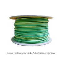 1.5mm&sup2; 6701B Cable (H07Z-K) LSZH Green/Yellow Class 5 Flexible 450-750V LSZH-1.5-GRN-YEL-1