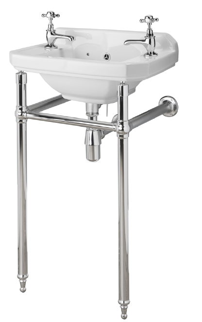 CHROME UNIVERSAL BASIN FRAME