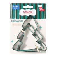 CHRISTMAS COOKIE CUTTER SET OF 3 - CHRISTMAS TREES 