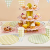 Gingham Paper Plates - Pack of 8