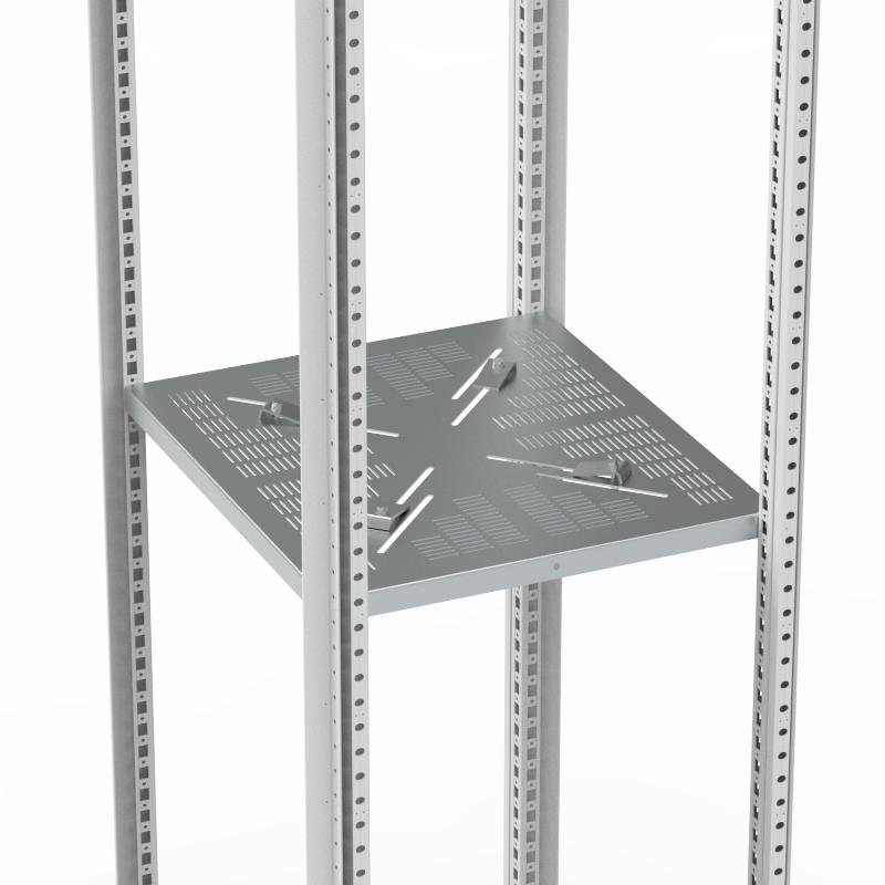 SHM0608 nVent Hoffman Monitor shelf, 600x800, Zinc plated