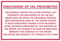 Discharge of Oil Prohibited